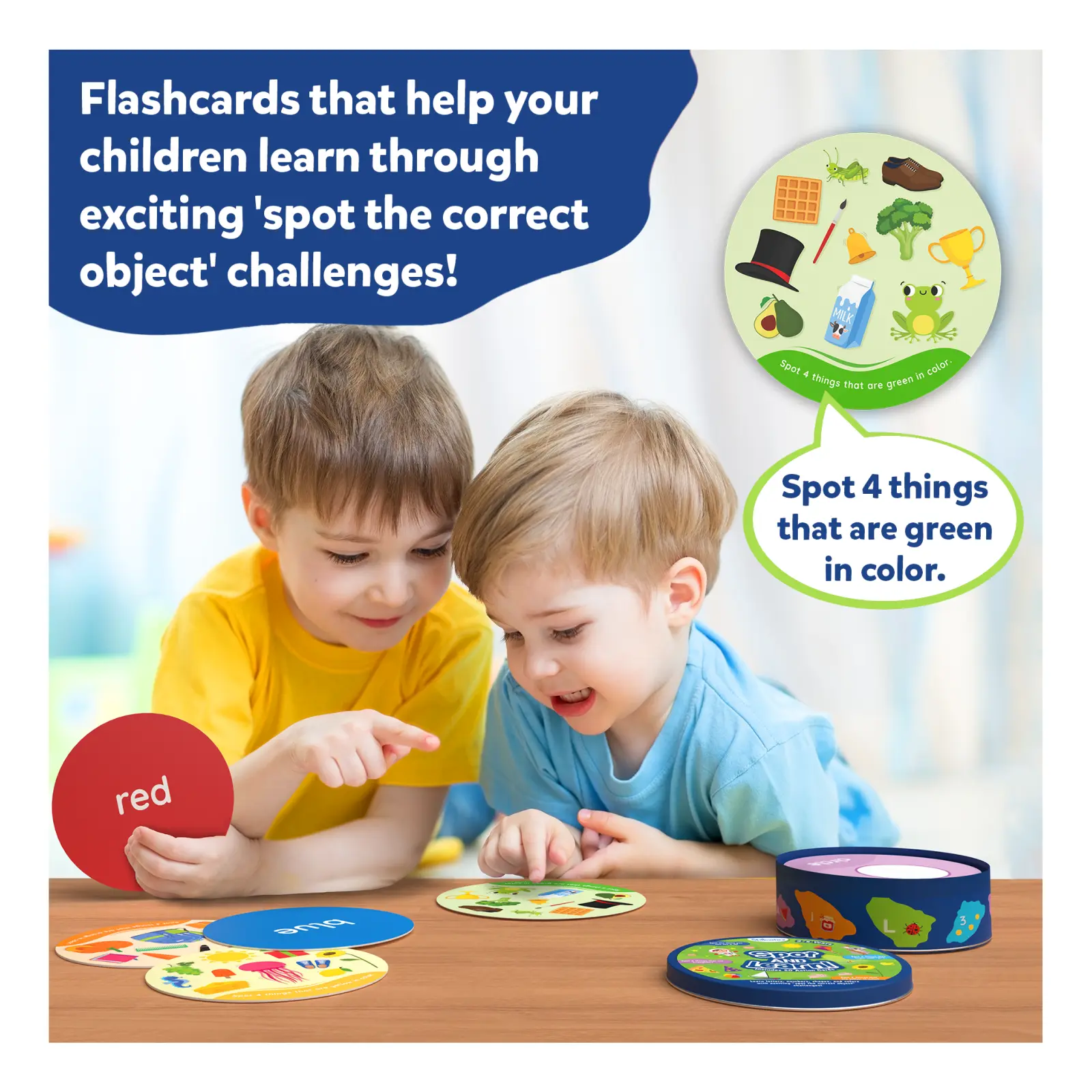 Tiny Thinkers Set: Engaging Flash Cards for Toddlers (Ages 2-6)