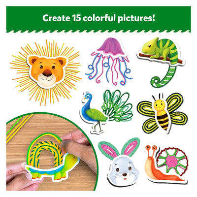 Mess-Free Animal Art Bundle (ages 4-10)