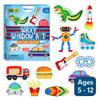 Waxy Window Art: Cars, Dinos, & More! | DIY Art & Craft Kit (ages 5-12) - Free Gift