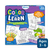 Color and Learn: Letters Numbers Phonics and Shapes | Colouring Book (ages 3-6) - Learning & Education