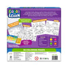 Color and Learn: Letters Numbers Phonics and Shapes | Colouring Book (ages 3-6) - Learning & Education