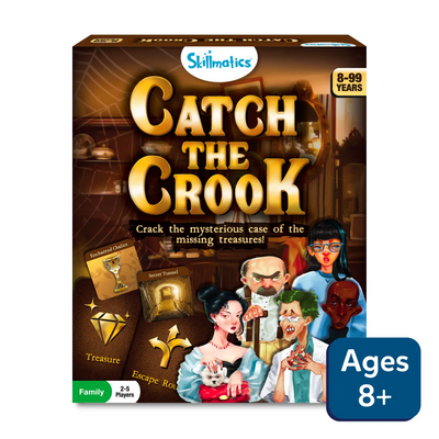 🎁 Catch The Crook | Strategy & mystery board game (ages 8+)- Free Gift