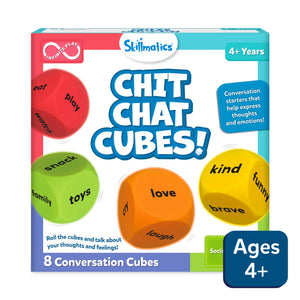 Chit Chat Cubes | Conversation Starter Game (ages 4+)
