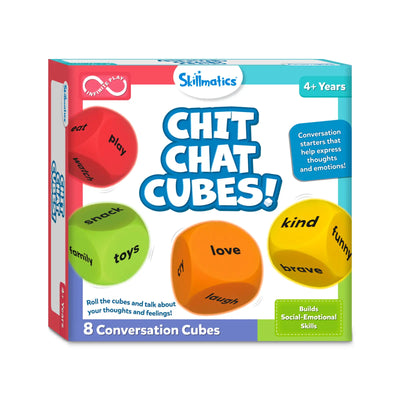 Chit Chat Cubes | Conversation Starter Game (ages 4+)