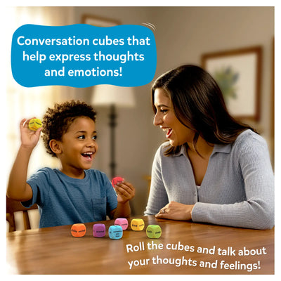 Chit Chat Cubes | Conversation Starter Game (ages 4+)