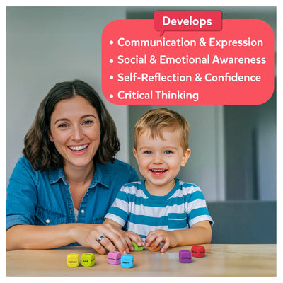 Chit Chat Cubes | Conversation Starter Game (ages 4+)