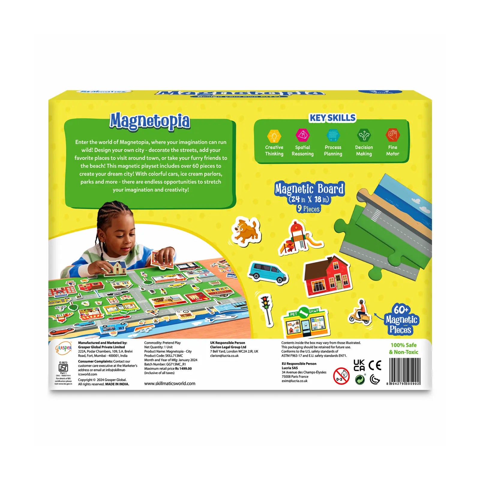 Magnetopia - Design Your City | Interactive Pretend Play Set (ages 3-7)