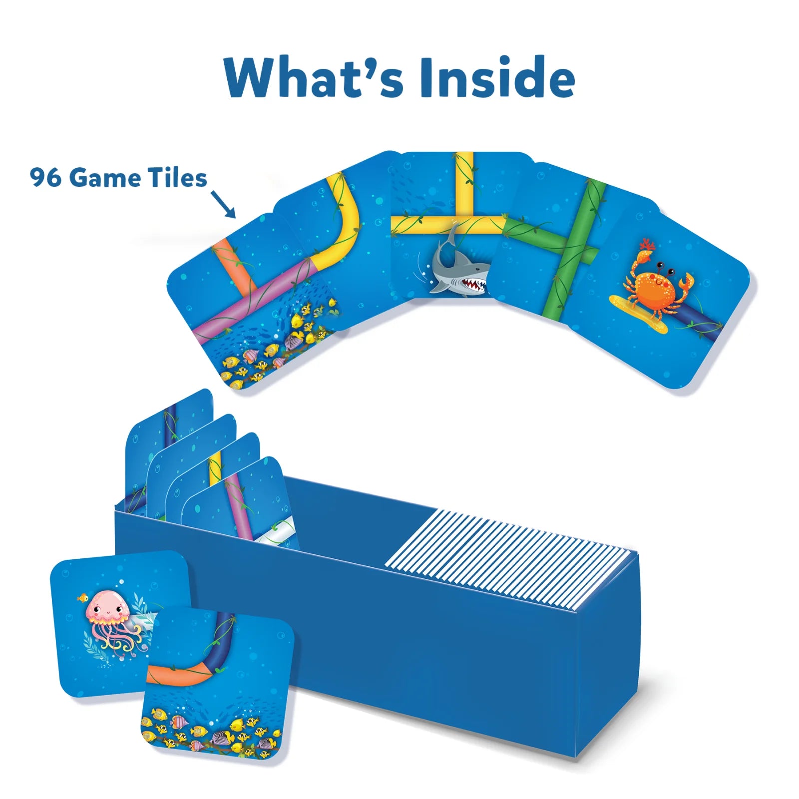 Connectors Shark Attack | Domino & Tile Game (ages 6+)