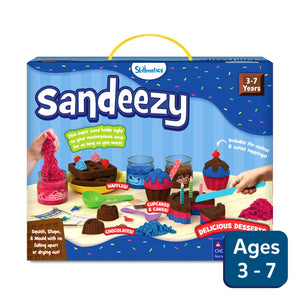 Sandeezy: Delicious Desserts | Sensory Toy & Pretend Play Set (ages 3-7)