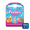 Children’s activity book for decorating desserts with reusable stickers from Peelies Dessert Chef