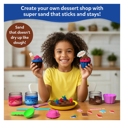 Sandeezy: Delicious Desserts | Sensory Toy & Pretend Play Set (ages 3-7)