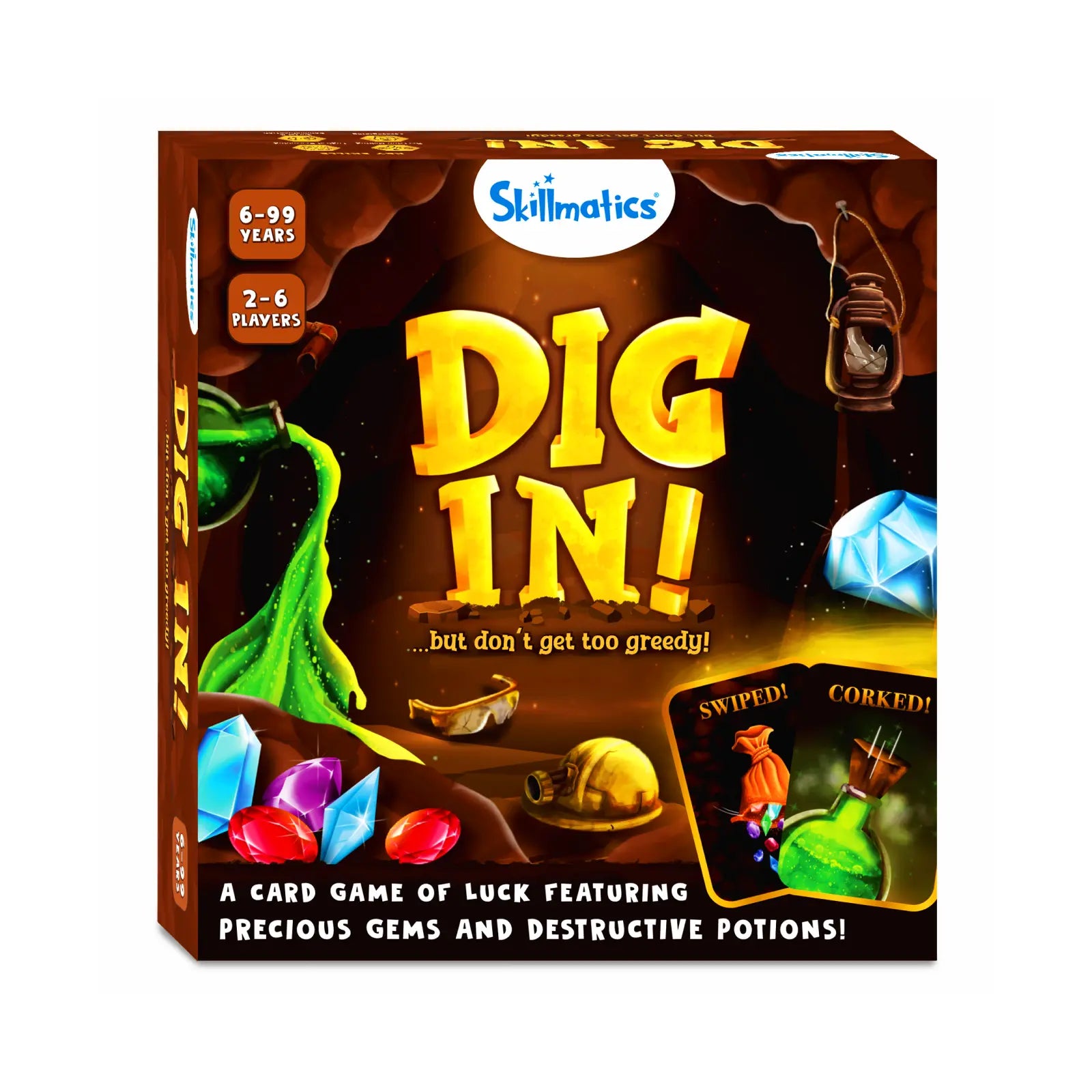 Dig In |  Fun & Fast-paced Game of Luck (ages 6+)