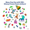 Assortment of glittery Disney Frozen foam stickers for the Foil Fun No Mess Art Kit