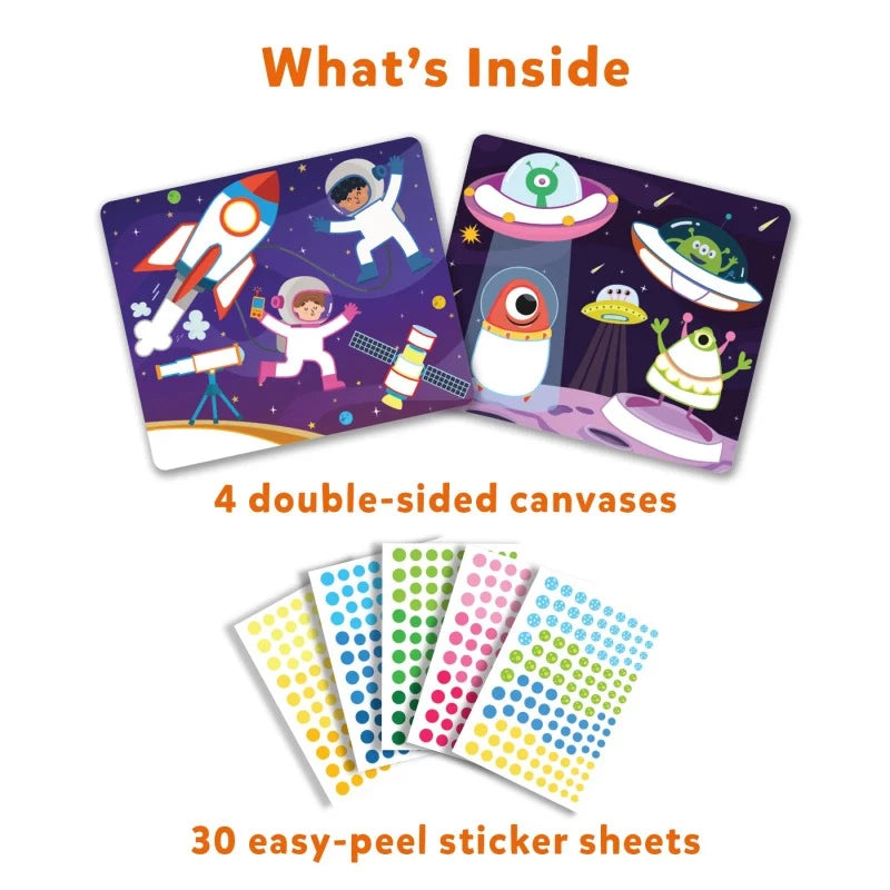 Dot it! - Outer Space | No mess sticker art (ages 3-7)