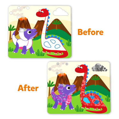 Dot it! - World of Dinosaurs | No mess sticker art (ages 3-7)