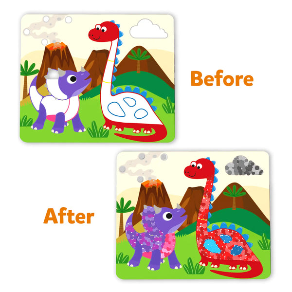 Dot it! - World of Dinosaurs | No mess sticker art (ages 3-7)
