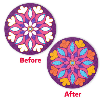 Dot it! - Mandala Art | No Mess Sticker Art (ages 3-7)