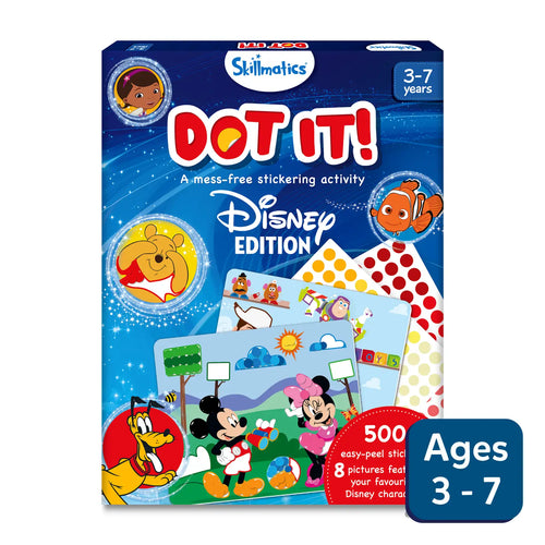 Skillmatics Dot It Disney Edition mess-free sticker activity set for ages 3 to 7