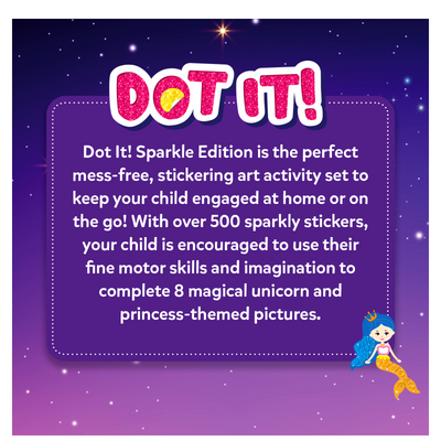 Children’s sticker art activity set for developing fine motor skills and imagination