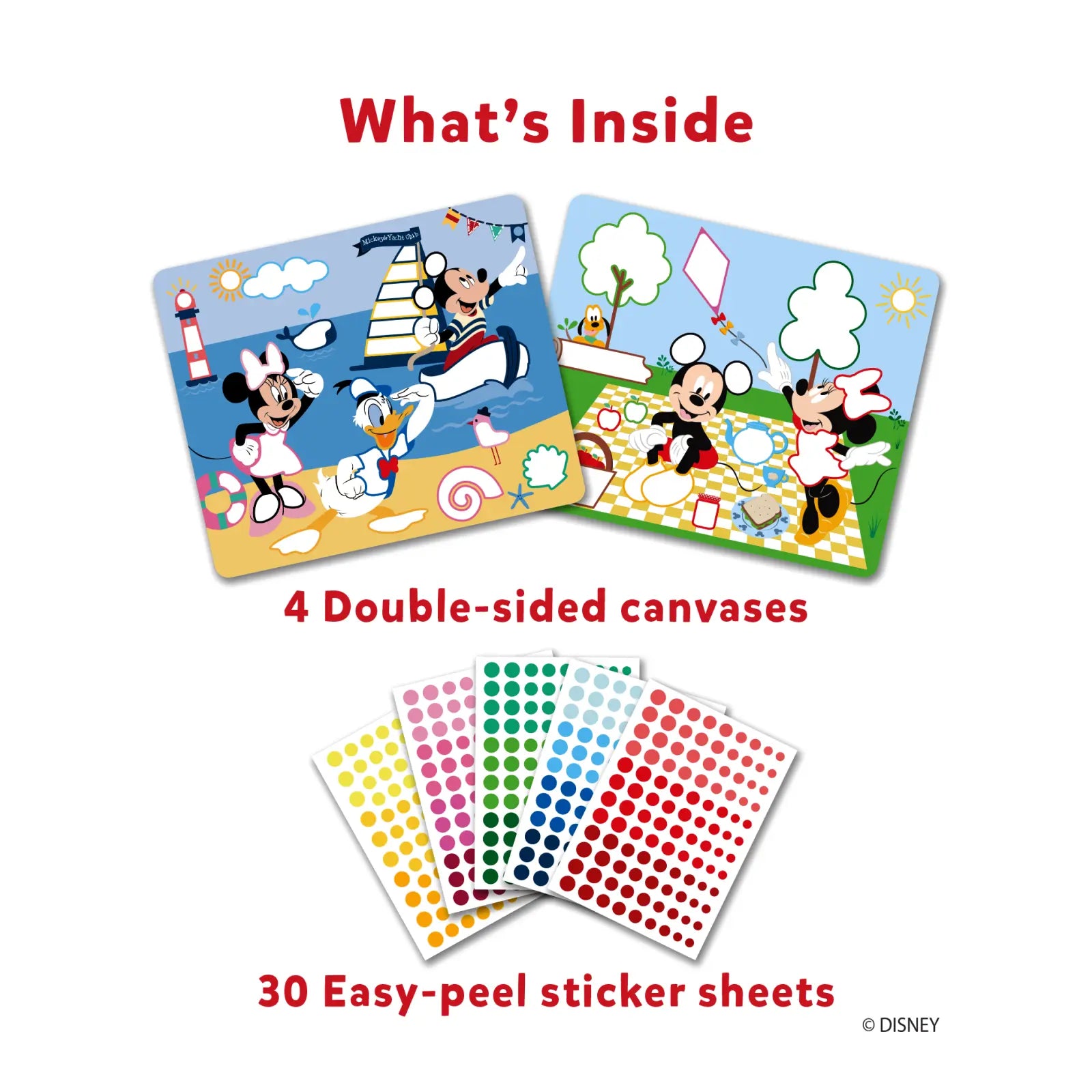 Dot it! - Mickey And Friends | No Mess Sticker Art (ages 3-7)