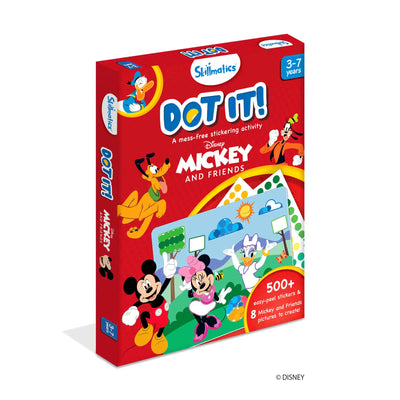 Red Dot It Mickey and Friends sticker activity kit with over 500 easy-peel stickers for kids