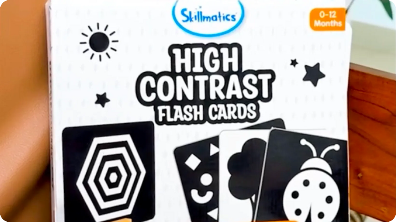 High Contrast Flash Cards for Infants (0-12 months)