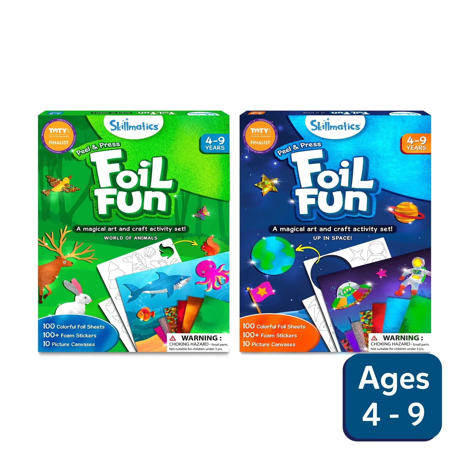 Foil Fun: Up in Space  No Mess Art Kit (ages 4-9) – Skillmatics