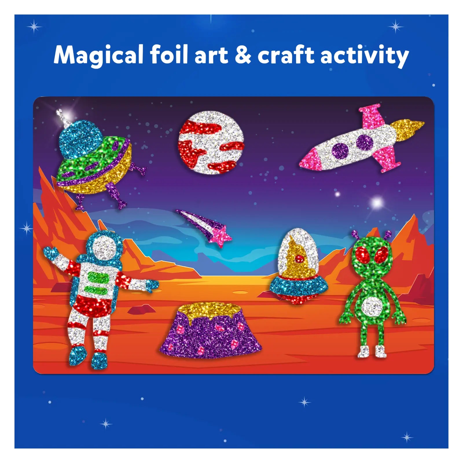 Foil Fun: Space Safari Combo | No Mess Art Kit (ages 4-9)