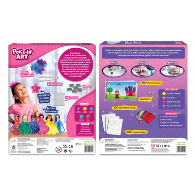 Children’s art activity set for fabric and foam princess craft with Fairy Tale Craft Kit