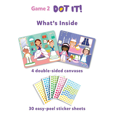 Children’s Sticker Activity Kit with Canvases and Dot Stickers from Stick & Create Magical Wonderland Bundle