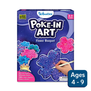 Poke-in Art: Flower Bouquet | No Mess Art for Kids (ages 4-9)