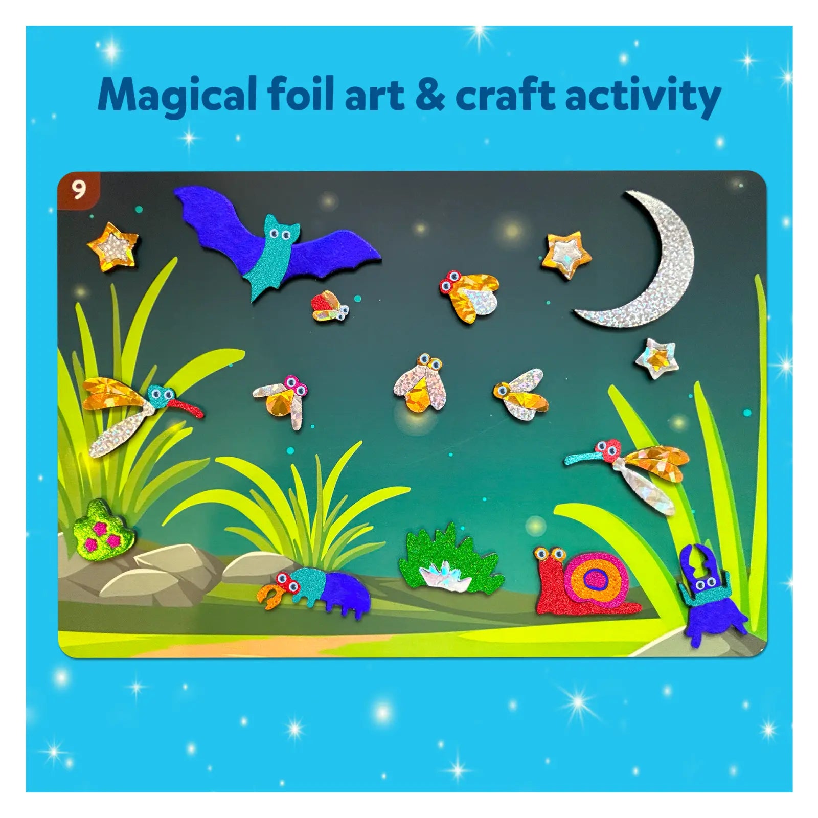 Foil Fun: Bugs & Butterflies | No Mess Art Kit (ages 4-9)
