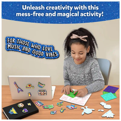 Foil Fun: Groovy Beats | No Mess Magnetic Art Kit (ages 7-13)