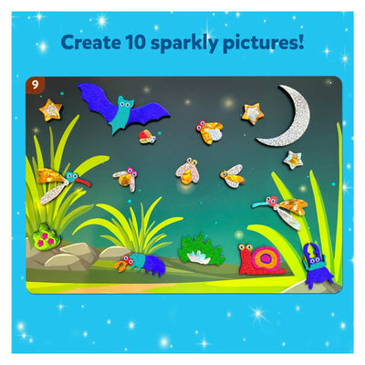Children’s craft kit for creating sparkly nature scenes with foil art in Foil Fun Bugs & Butterflies