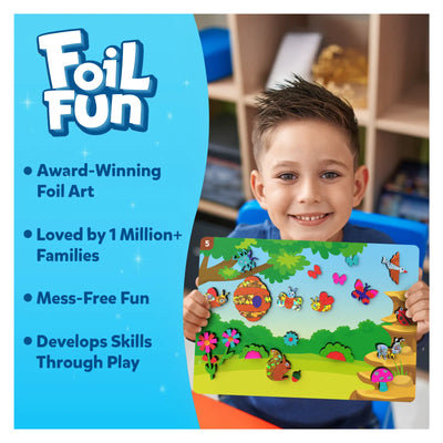 Foil Fun: Bugs & Butterflies | No Mess Art Kit (ages 4-9)