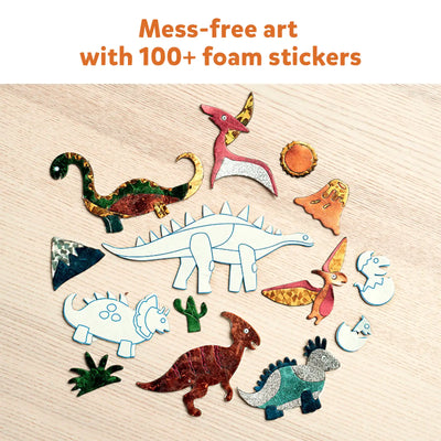 Foil Fun: World Of Dinosaurs | No Mess Art Kit (ages 4-9)