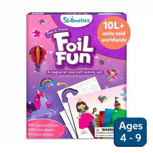 Foil Fun: Unicorns & Princesses | No Mess Art Kit (ages 4-9)