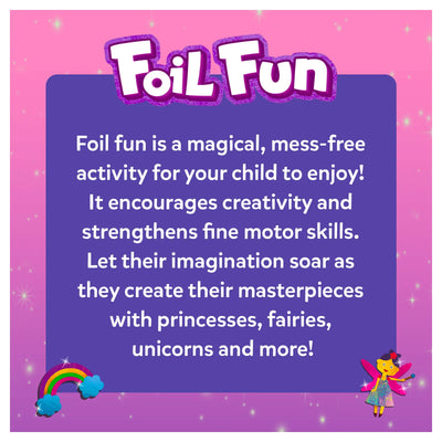 Foil Fun: Unicorns & Princesses | No Mess Art Kit (ages 4-9)