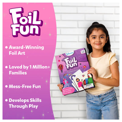 Foil Fun: Unicorns & Princesses | No Mess Art Kit (ages 4-9)