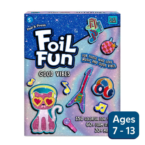 Foil Fun: Groovy Beats | No Mess Magnetic Art Kit (ages 7-13)