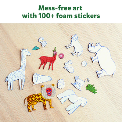 Foil Fun: World Of Animals | No Mess Art Kit (ages 4-9)