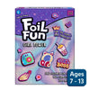 Foil Fun Girl Power craft kit for creating sparkly stickers with magnetic art for ages 7-13