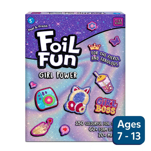Foil Fun: Girl Power | No Mess Magnetic Art Kit (Ages 7-13)