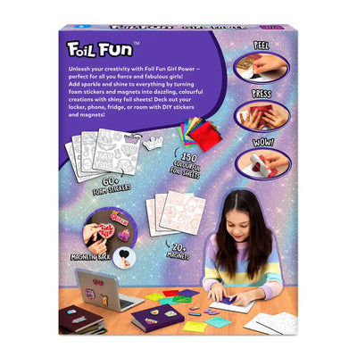 Creative foil sticker and magnet making kit for girls ages 7-13