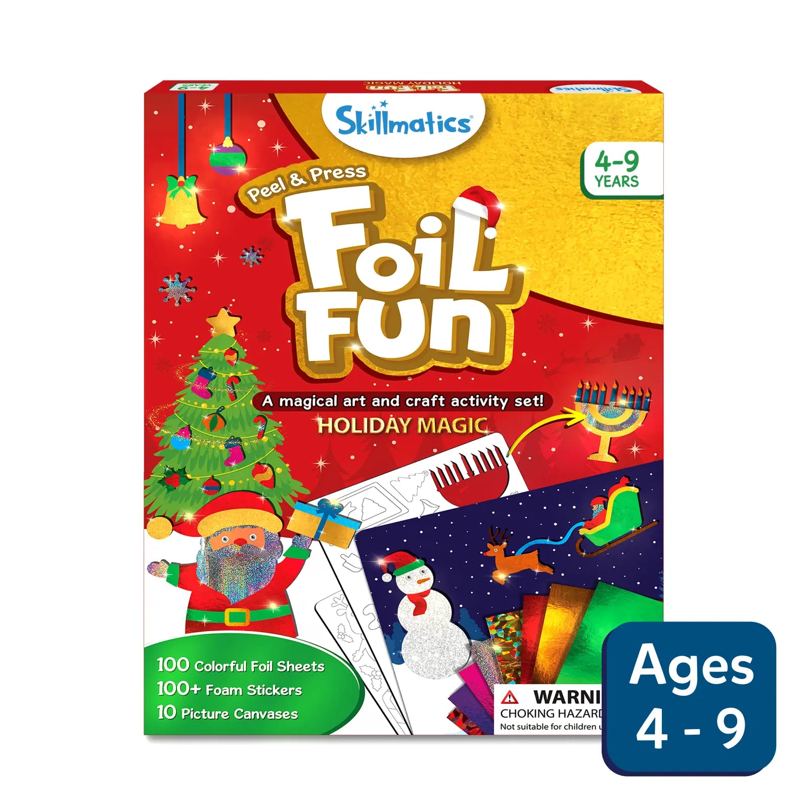 Foil Fun: Holiday Magic | No Mess Art Kit (ages 4-9)