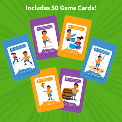 Educational game cards for children from Found It Outdoor Edition Smart Scavenger Hunt