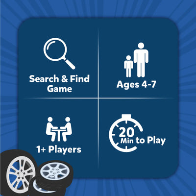 Found It! Combo indoor and travel search and find game for ages 4-7, 20-minute play