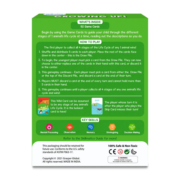 Growing Up! - Learn about Life Cycles | Pack of 5 (ages 5+)