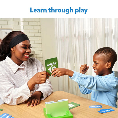 Green children’s card game from Guess in 10 Animal Planet Mega Pack trivia set