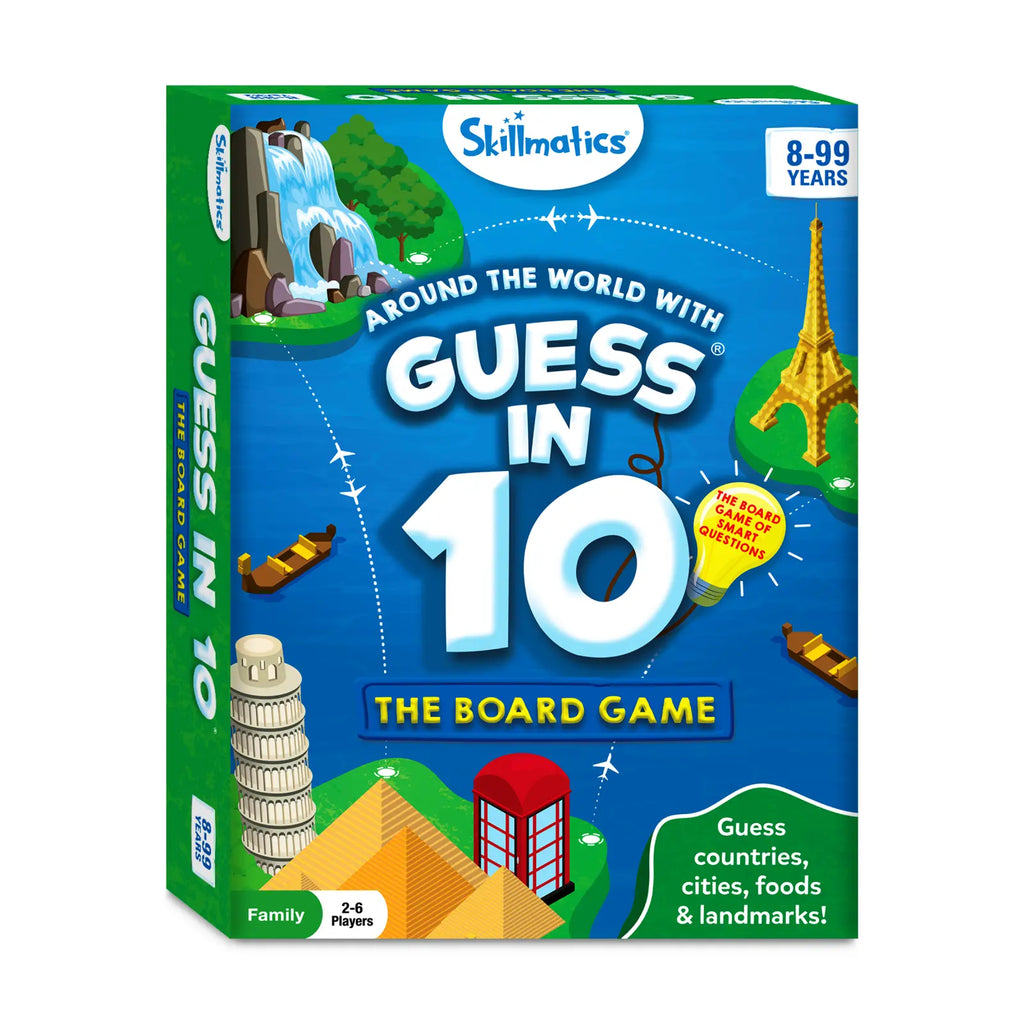 Around The World Guessing Board Game Ages 8 Skillmatics Skillmatics India